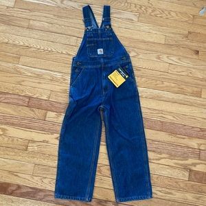 Kids size 6 Carhartt denim overalls